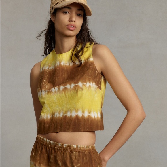 Anthropologie | WHIT TWO STRIPED TIE-DYE PANT SET | XS - Picture 2 of 7